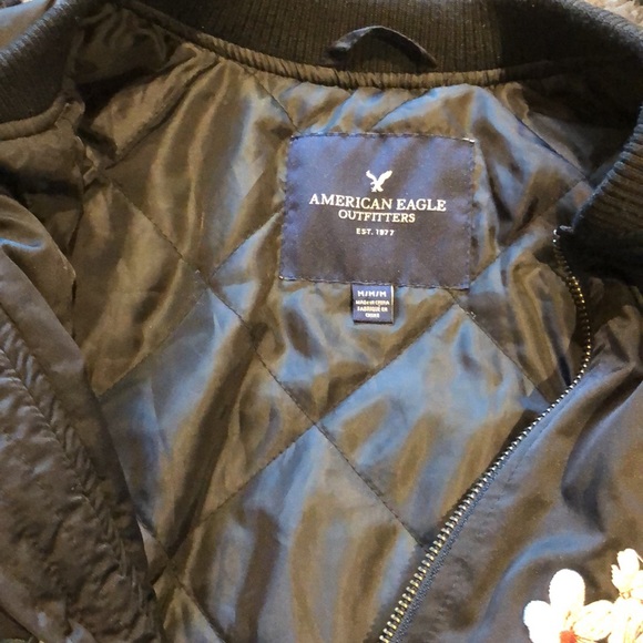 Embroidered American eagle bomber - Picture 4 of 6